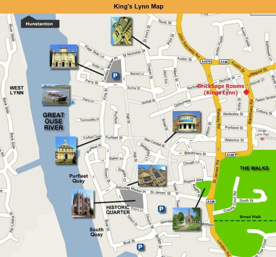 Bricksage Rooms, King'S Lynn The Walks Luaran gambar